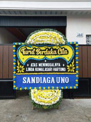 Papan Bunga Duka di Cipulir